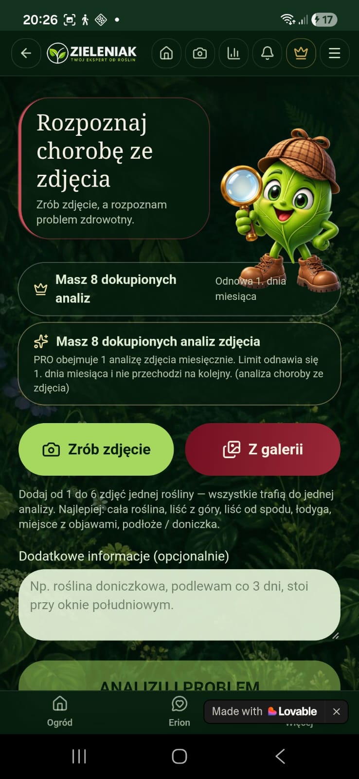 Rozpoznawanie problemów roślin ze zdjęcia
